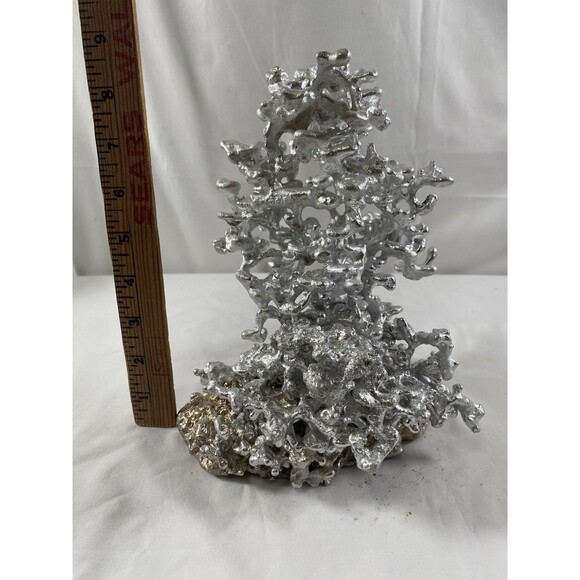 Anthill Art Casting Sculpture Fire Ant Aluminum Casting 8.5” Tall #20 - Picture 2 of 9